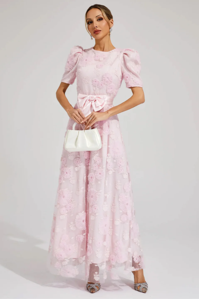 Rosalie Lace Bow Gown | Dress In Beauty