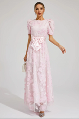 Rosalie Lace Bow Gown | Dress In Beauty