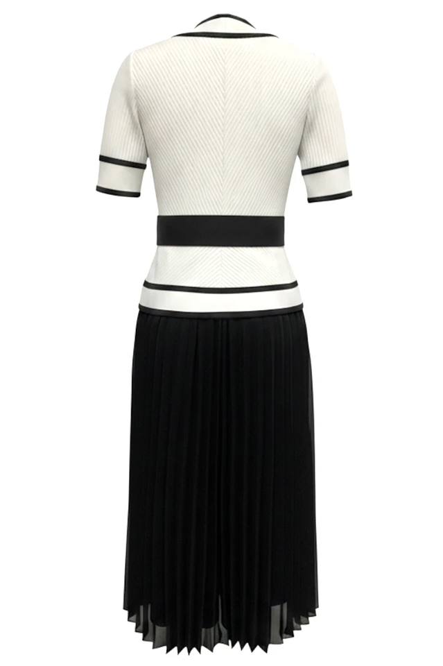Short Sleeve Pleated Midi Dress | Dress In Beauty