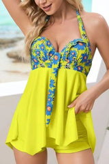 Tropical Print Tankini Swimsuit | Dress In Beauty