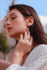 Cubic Zirconia Cross Ring | Dress In Beauty