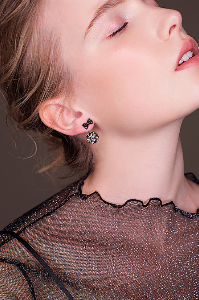 Vintage Bow Stud Earrings | Dress In Beauty