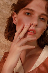 Cubic Zirconia Cross Ring | Dress In Beauty