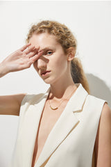 Gold Sugar Cube Necklace | Dress In Beauty