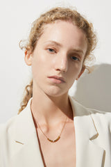 Gold Sugar Cube Necklace | Dress In Beauty