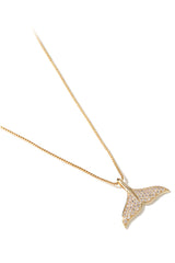 Mermaid Tail Silver Necklace | Dress In Beauty