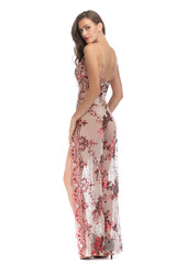 High Slit Backless Boho Cocktail Gown - Dress In Beauty