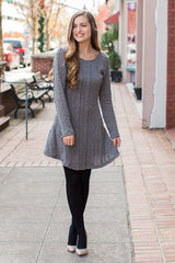 Plus Size Casual S-3XL Sweater Dress - Dress In Beauty