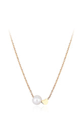 Pearl Sweet Heart Necklace | Dress In Beauty