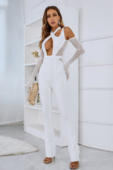 Irisine Long Sleeve Sexy Jumpsuit | Dress In Beauty