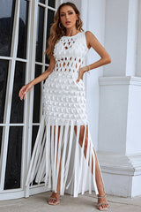 Denisa Sleeveless Tassel Dress | Dress In Beauty