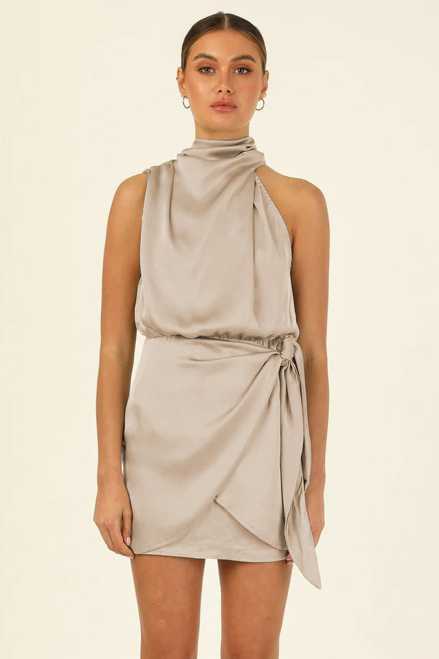 Santorini Satin Mini Dress | Dress In Beauty