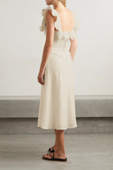 Kacie Ruffles Midi Dress | Dress In Beauty