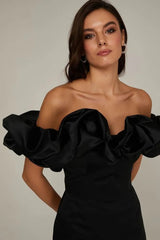 Elastic Mystic Satin Dress | Dress In Beauty