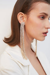 Sparkling Rhinestone Crystal Earrings - Dress In Beauty