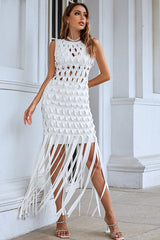 Denisa Sleeveless Tassel Dress | Dress In Beauty