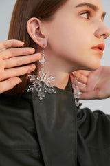 Transparent Snow Earrings - Dress In Beauty