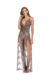 High Slit Backless Boho Cocktail Gown - Dress In Beauty