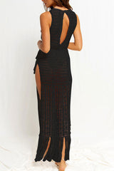 Crochet High Neck Cover Up | Dress In Beauty