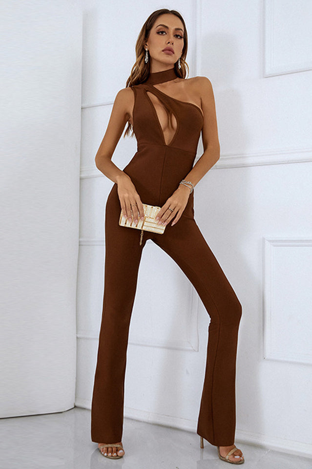 Babara One Shoulder Jumpsuit | Dress In Beauty