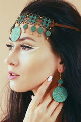 Vintage Nepal Style Necklace+Earrings | Dress In Beauty