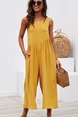 Sleeveless Casual Loose Jumpsuit - Dress In Beauty