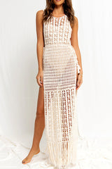 Crochet High Neck Cover Up | Dress In Beauty