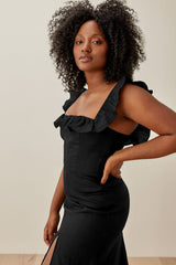 Kacie Ruffles Midi Dress | Dress In Beauty