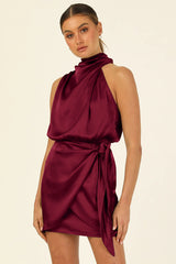 Santorini Satin Mini Dress | Dress In Beauty