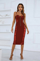 Nira Sweetheart Mesh Midi Dress | Dress In Beauty