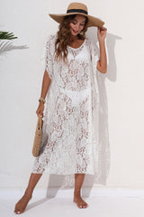 Dolman Sleeve Loose Style Lace Cover Up | Dress In Beauty