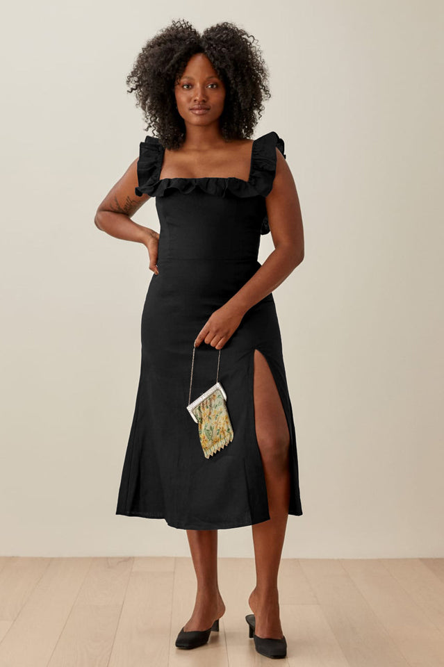 Kacie Ruffles Midi Dress | Dress In Beauty