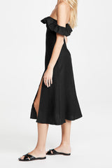 Kacie Ruffles Midi Dress | Dress In Beauty