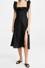 Kacie Ruffles Midi Dress | Dress In Beauty