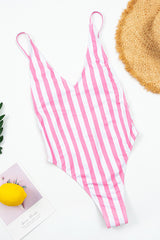 Stripe One Piece Swimsuit - Dress In Beauty