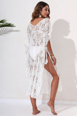 Dolman Sleeve Loose Style Lace Cover Up | Dress In Beauty