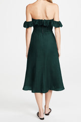 Kacie Ruffles Midi Dress | Dress In Beauty