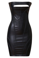 Lamiaya Leather Strapless Mini Dress | Dress In Beauty