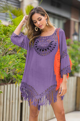Tassel Loose Style Beach Cover Up | Dress In Beauty
