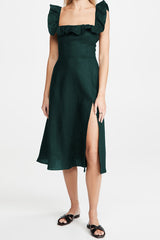 Kacie Ruffles Midi Dress | Dress In Beauty