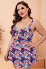 Floral Print Swim Dress With Shorts | Dress In Beauty
