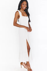 Tie Shoulder Boho Midi Dress | Dress In Beauty