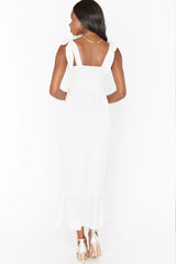 Tie Shoulder Boho Midi Dress | Dress In Beauty
