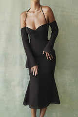 Naomi Halter Midi Dress | Dress In Beauty