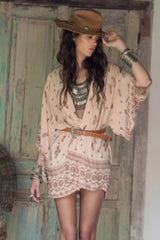 Cow Pattern Chiffon Bikini Cardigan - Dress In Beauty