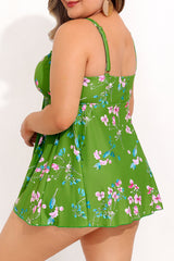 Floral Print Swim Dress With Shorts | Dress In Beauty