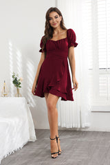 Ruffled Irregular Hem Summer Dress | Dress In Beauty