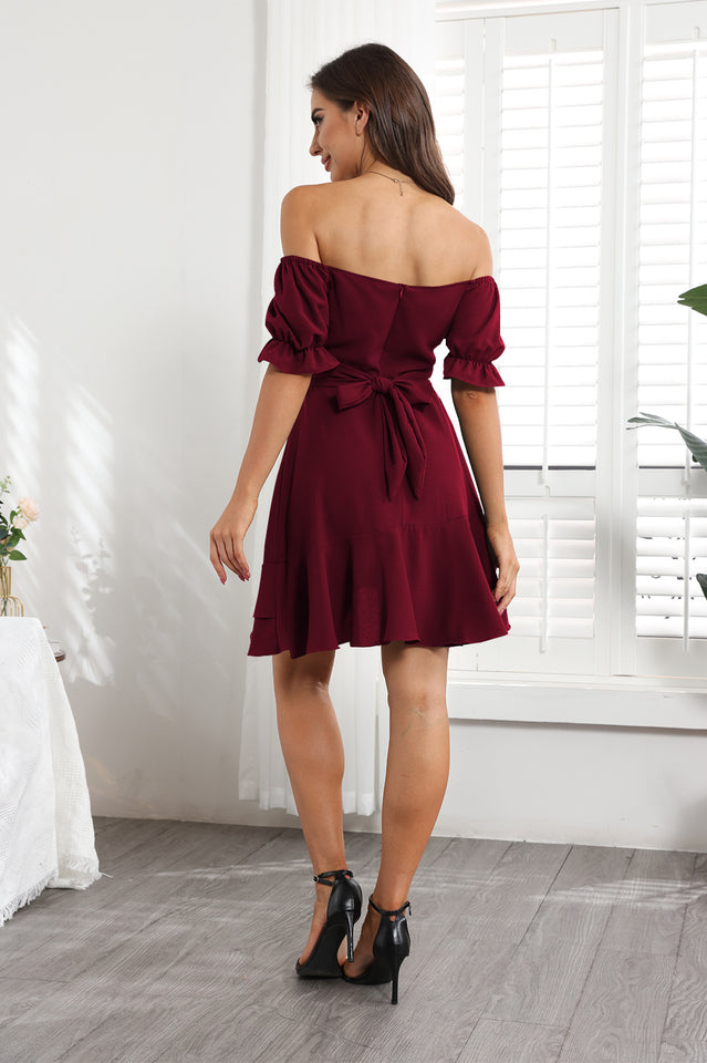 Ruffled Irregular Hem Summer Dress | Dress In Beauty