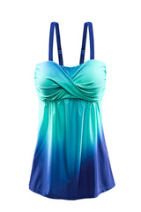 Gradient Color Tummy Control Tankini Set | Dress In Beauty
