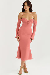 Naomi Halter Midi Dress | Dress In Beauty
